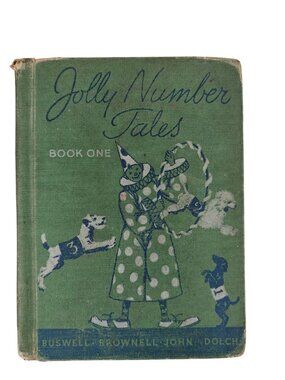 Jolly Number Tales Book One Hardcover 1932 Arithmetic Supplementary First Reader